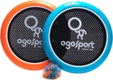 OgoDisk Mini Disc Set with OgoSoft Rubber Ball – Outdoor Bouncy Disk Game for Lawn & Pool – Throw, Toss & Catch – Kids & Adults 8+ | Throw, toss & catch, bouncy mesh trampoline-style discs, safe for indoor and outdoor play, for kids and adults, ages 8+