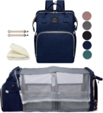 houscly Green Diaper Bag Backpack for Mom: Baby Bags for Boys Girls Toddler Women Men Large Back Pack Diapers Bag Big Travel Pañaleras Modernas Para Bebe Niña Unisex Newborn Essential Baby Registry