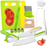 Montessori Kitchen Toys for Kids Knife Set 15 Pieces