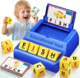 Montessori Matching Letter Game Toys for 3 4 5 Year Old Boy Girl Gifts Kids