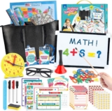 wookidel Pretend Play Teacher Set for Kids, Pretend Play Toy School Stuff