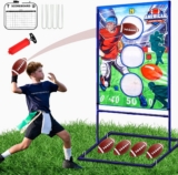 Football Toss Game with 4 Inflatable Balls Sports Outdoors Toys for Boys