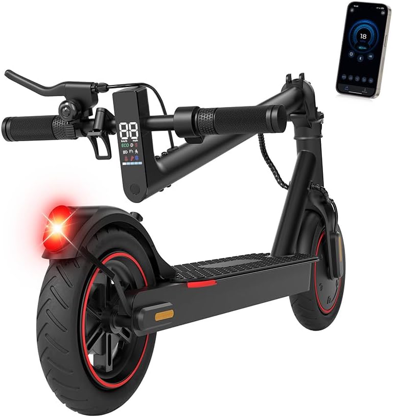 Electric Scooters – Electric Scooter Adults, 1200W/1000W/500W Motor, 28/25/21/18 MPH Top Speed, 10”/8.5” Tires, 28/25/23/21Miles, APP Control E Scooter for Teens