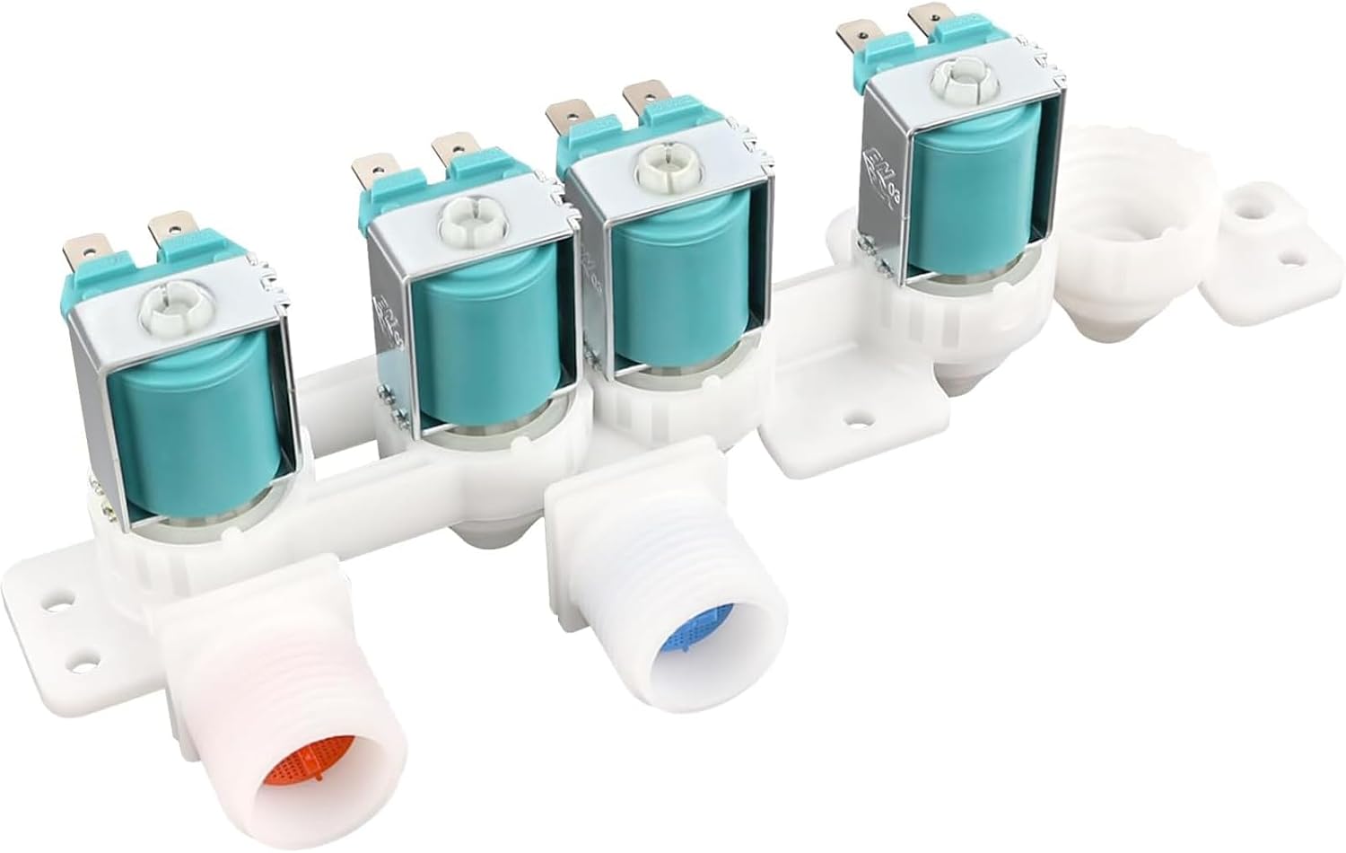 Upgrade DC97-15459H Water Inlet Valve Fit for Samsung Washer, Replaces AP5621731, PS4220862, EAP4220862, For WA45H7000AW/A2 WA45M7050AW/A4 WA400PJHDWR/AA WA50R5400AV/US – 5 Years Warranty by Beaquicy