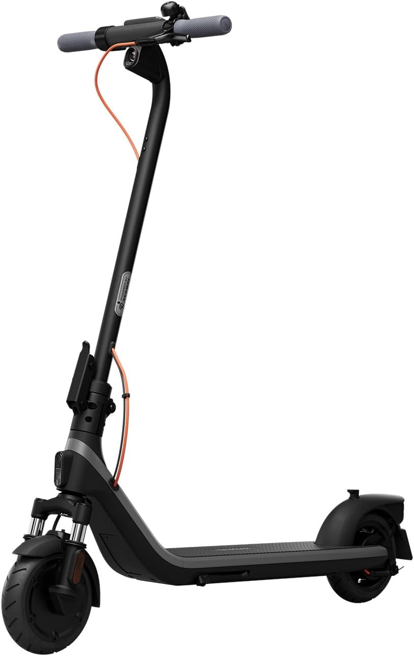 Segway Ninebot E2 Plus II/E2 Pro/E3 Pro Electric Scooter, 15.5–20 MPH, Long Range, Dual Elastomer Suspension (E3 Pro only), Foldable Adult Scooter, UL 2272 & 2271 Certified