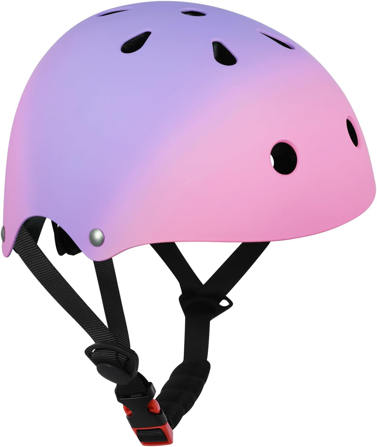 Kids Toddler Bike Helmet,Adjustable Helmet for 3-5-8-14 Boys Girls | Color Gradient, 11 Cooling Vents, Impact Resistance, Lightweight, Kids Helmet for Cycling, Roller Skate, Scooter, Skateboard