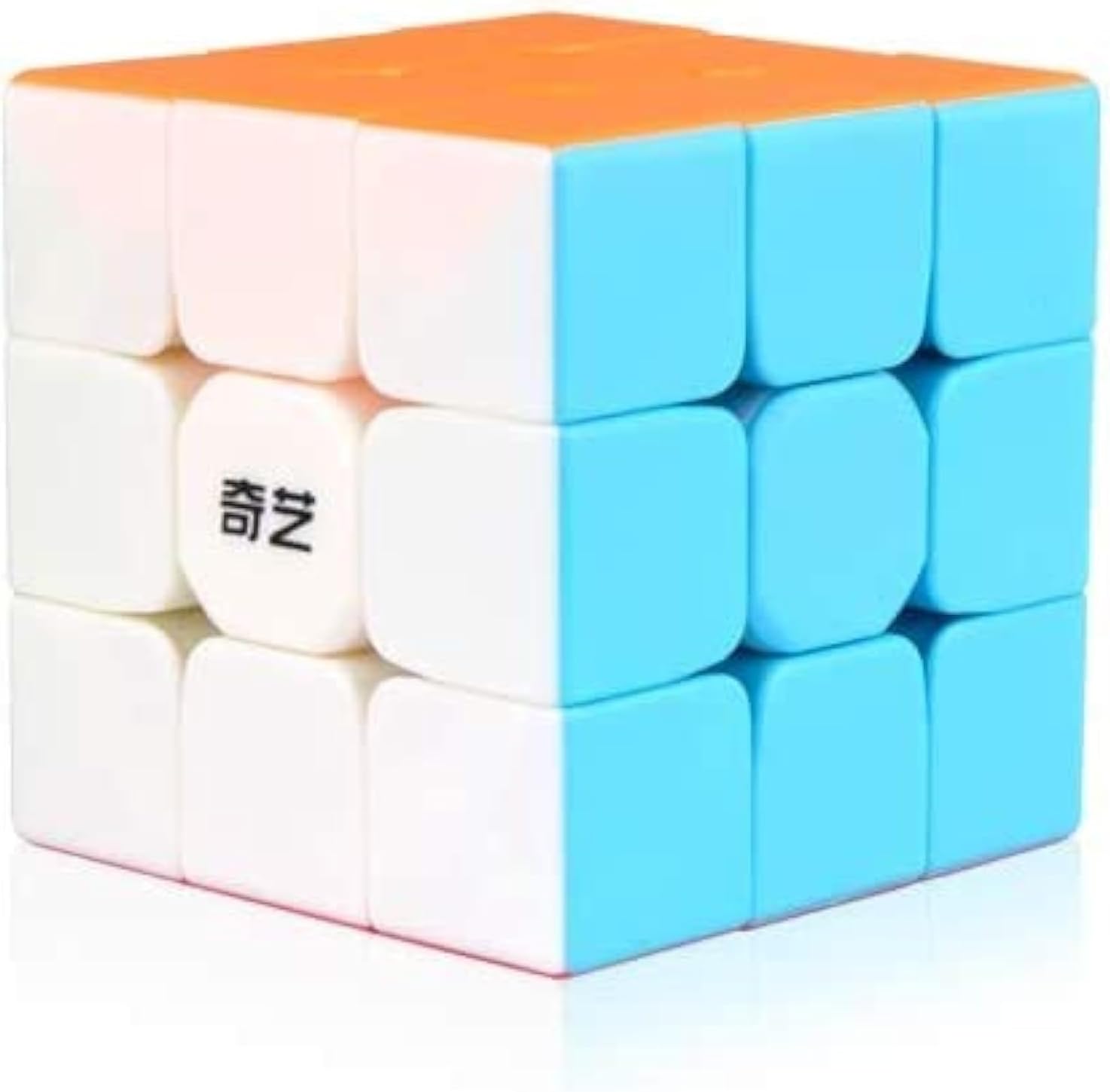 Speed Cube 3×3,Warrior W Magic Cube 3x3x3,3D Puzzles Toys(Stickerless) | Vivid Colour,Brain Teaser, STEM Educational,Party Gift,Basket Stuffers,Gift for Children