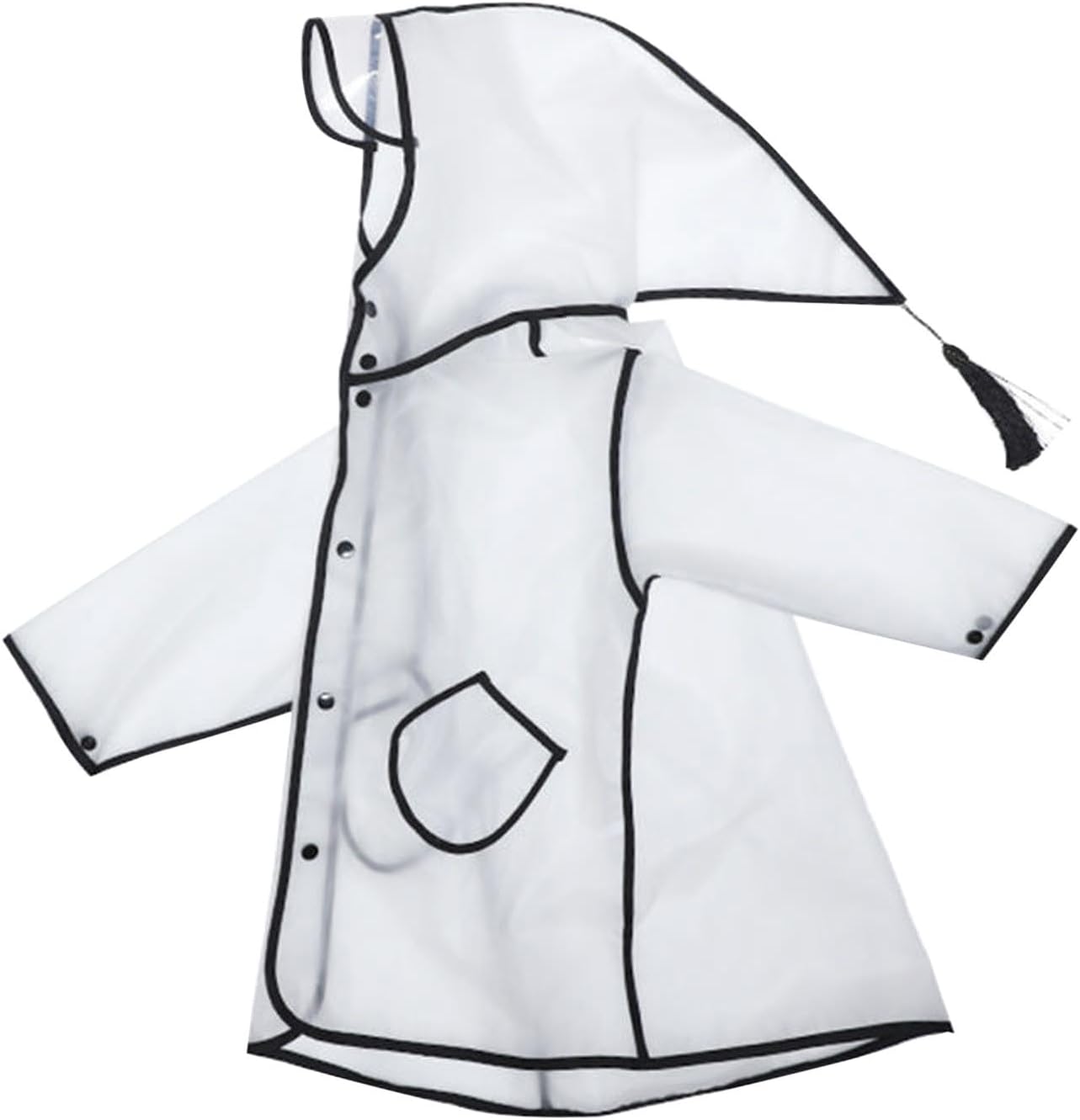 Toddler Kids Windbreaker Waterproof Raincoat 2025 Button Rain Protective Cover Poncho Reusable Lightweight Hooded Wear