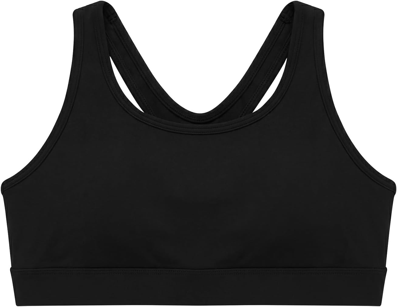 Stelle Girls Racerback Sports Bra Training Bra for Girls 6-15Y | Removable Pads, Light Support, Soft, Breathable, Scoop Neck, Training Bra, Athletic, Dance, Yoga Crop Top for Teens Kids