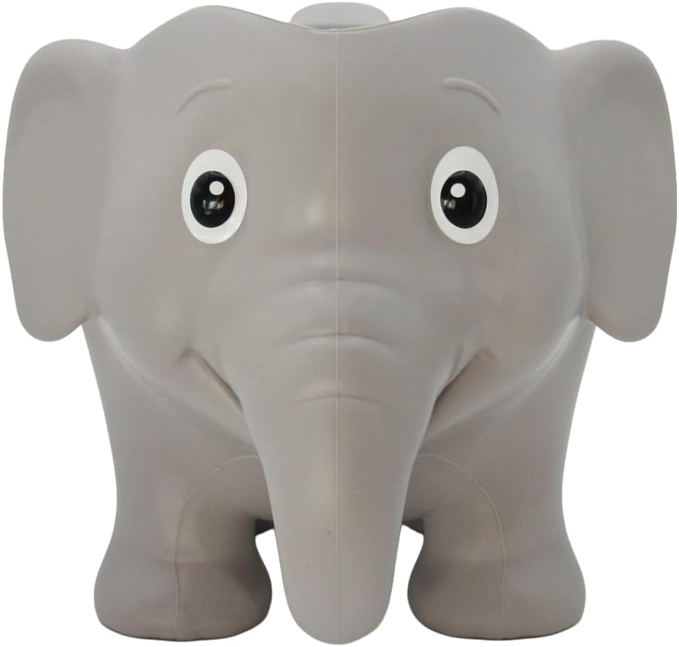 Wa-Zoo Elephant Bath Rinse Cup for Toddlers – Soft Silicone Bath Bucket & Kids Bath Pitcher for Shampoo Rinsing, Bath Time Pouring, Pool, Beach & Water Play