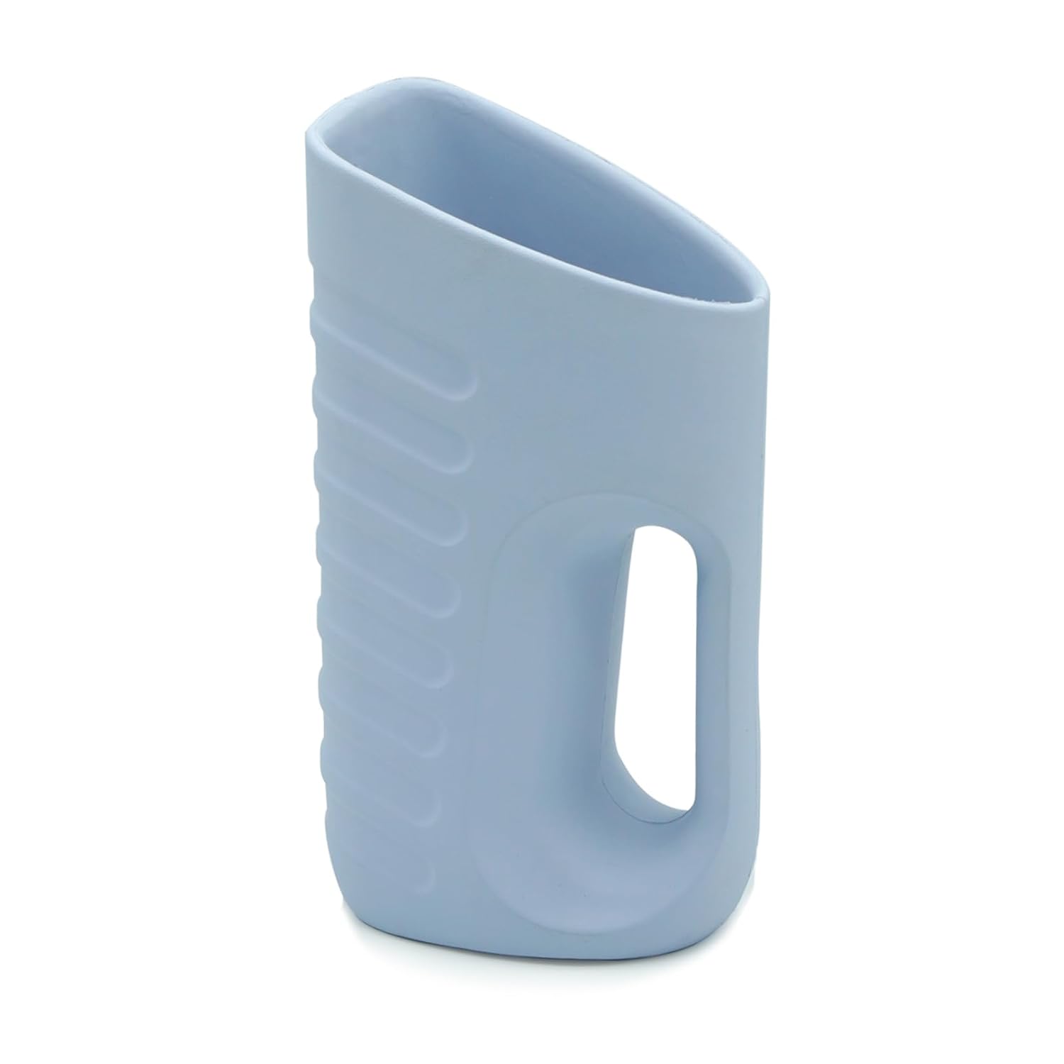 Babylush Baby Bath Rinse Cup & Rinser – 1000ml Soft EVA, 0.3lb Lightweight, BPA-Free Bath Water Pourer, Baby Bath Pitcher, Shower Cup for Kids (Light Blue)