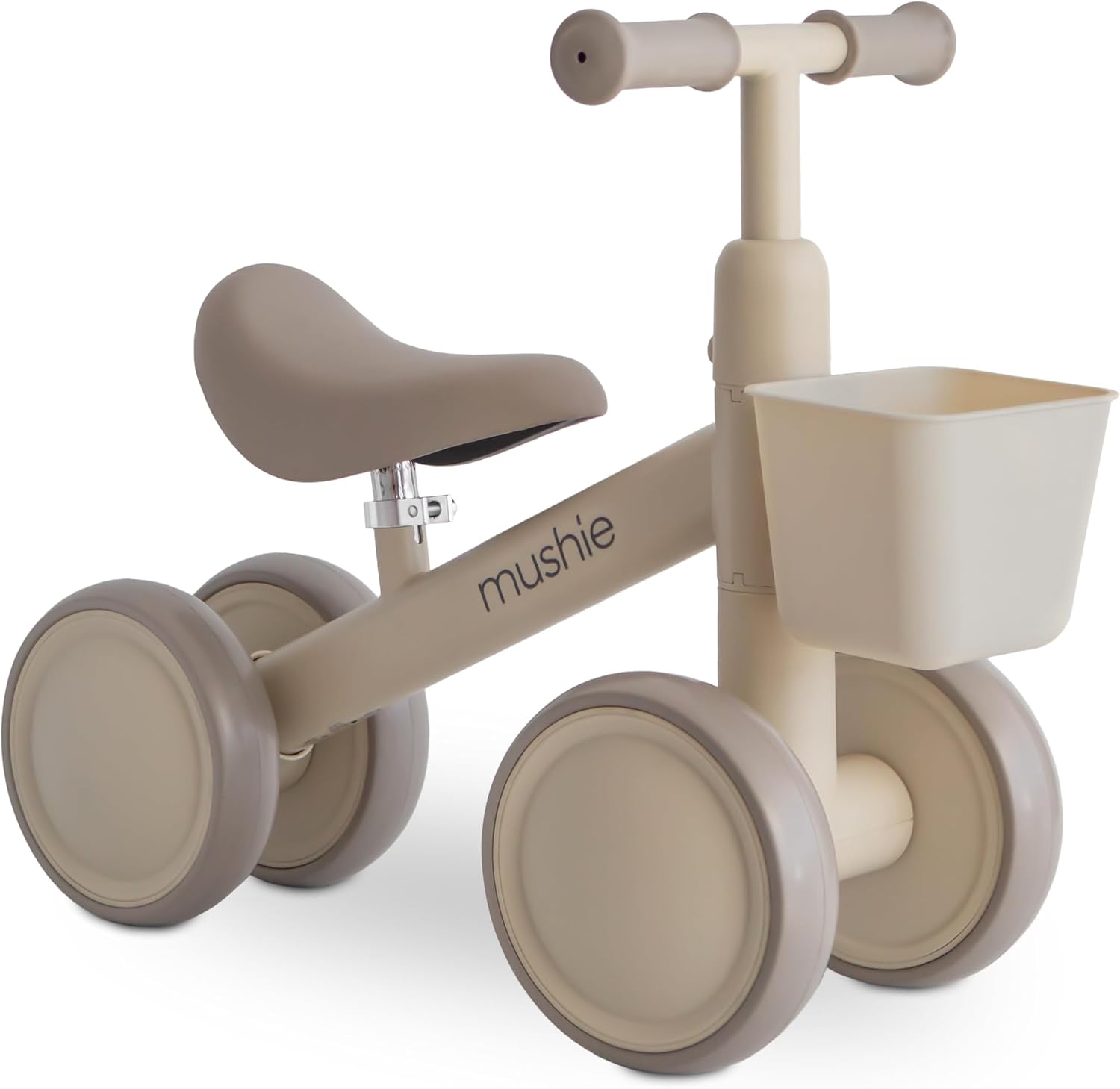 mushie Mini Toddler Bike (Shifting Sand) | 12-24 Months | 4 Wheels First Balance Bike