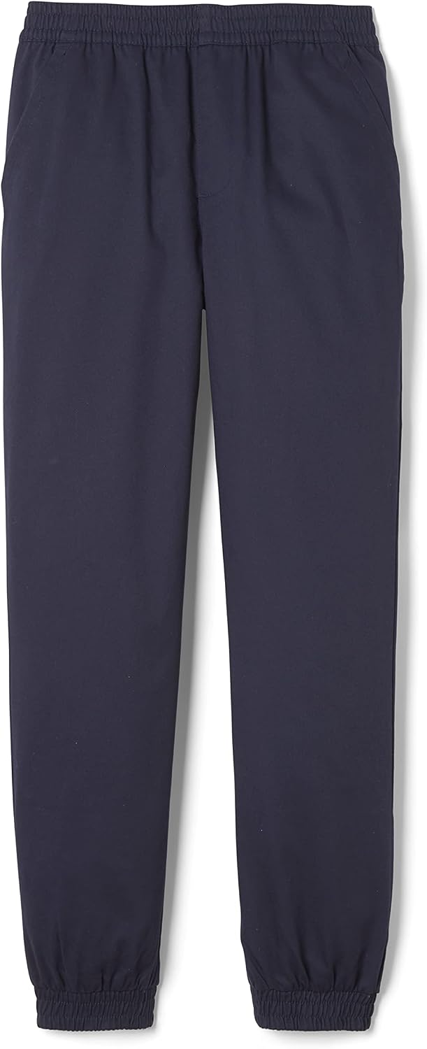 French Toast Boys’ Pull-on Twill Jogger-Style Pants