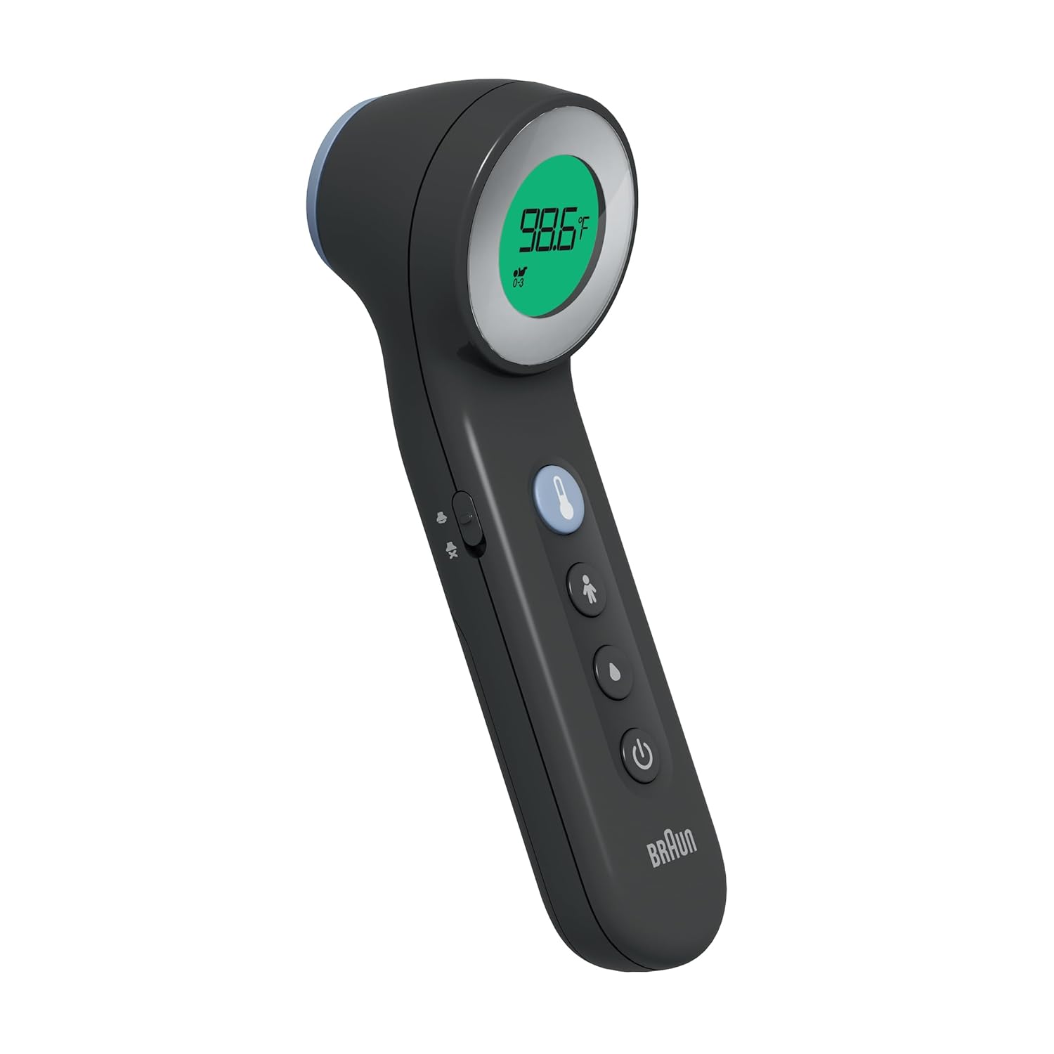 Braun Sensian 7 Forehead 3-in-1 Non-Contact Infrared Thermometer | Age Precision Technology, Color-Coded Digital Display, Baby and Child Friendly, No. 1 Brand Recommended by Pediatricians
