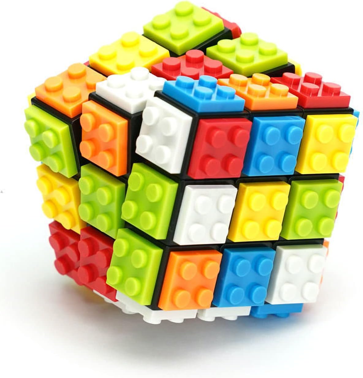 AMAZA 3×3 Speed Cube Black Magic Cube Puzzles for Kids Adults