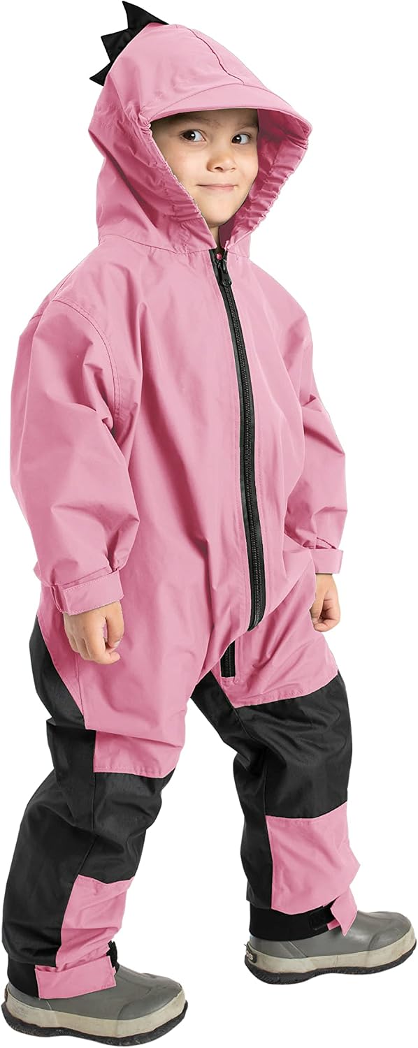 Cuddle Club Kids Toddler Snow & Rain Suit – Muddy Buddy Waterproof Coverall One Piece Weather Resistant Baby Jacket