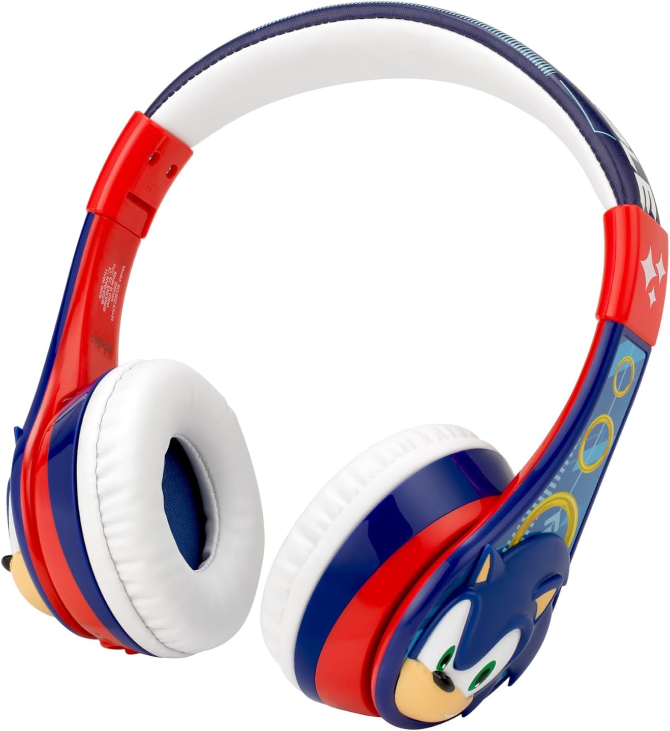 Sonic The Hedgehog Bluetooth Headphones for Kids, Wireless Headphones