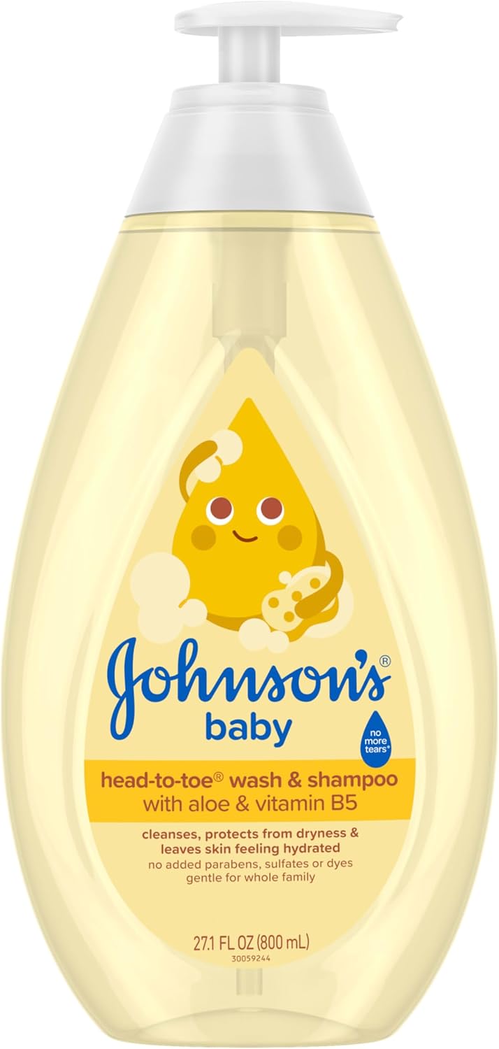 Johnson’s Baby Head-to-Toe Wash & Shampoo, Tear Free, 27.1 fl. oz