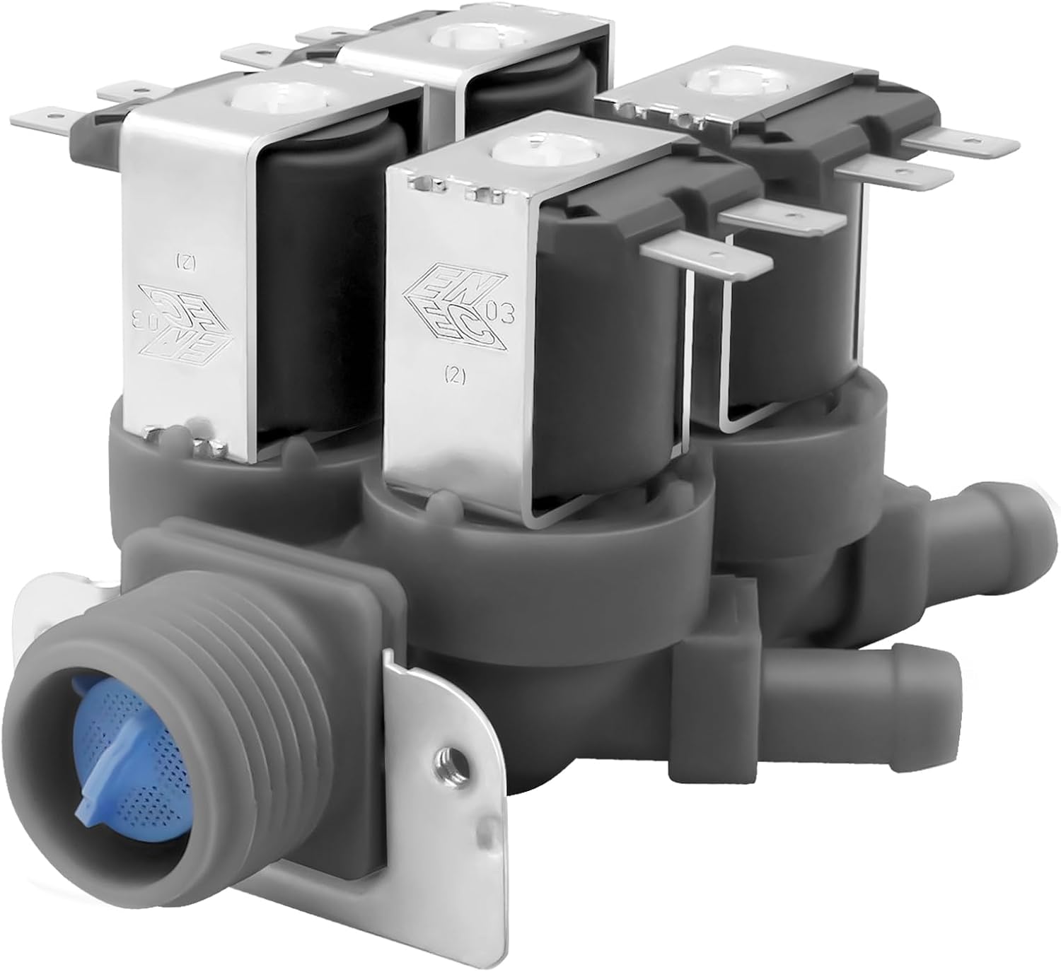 5220FR2008F Cold Water lnlet Valve by Beaquicy – Exact fit Ken-more & L-G Washer Water Inlet Valve #wm3997hwa, wm2487hrma, wm2487hwm,etc.