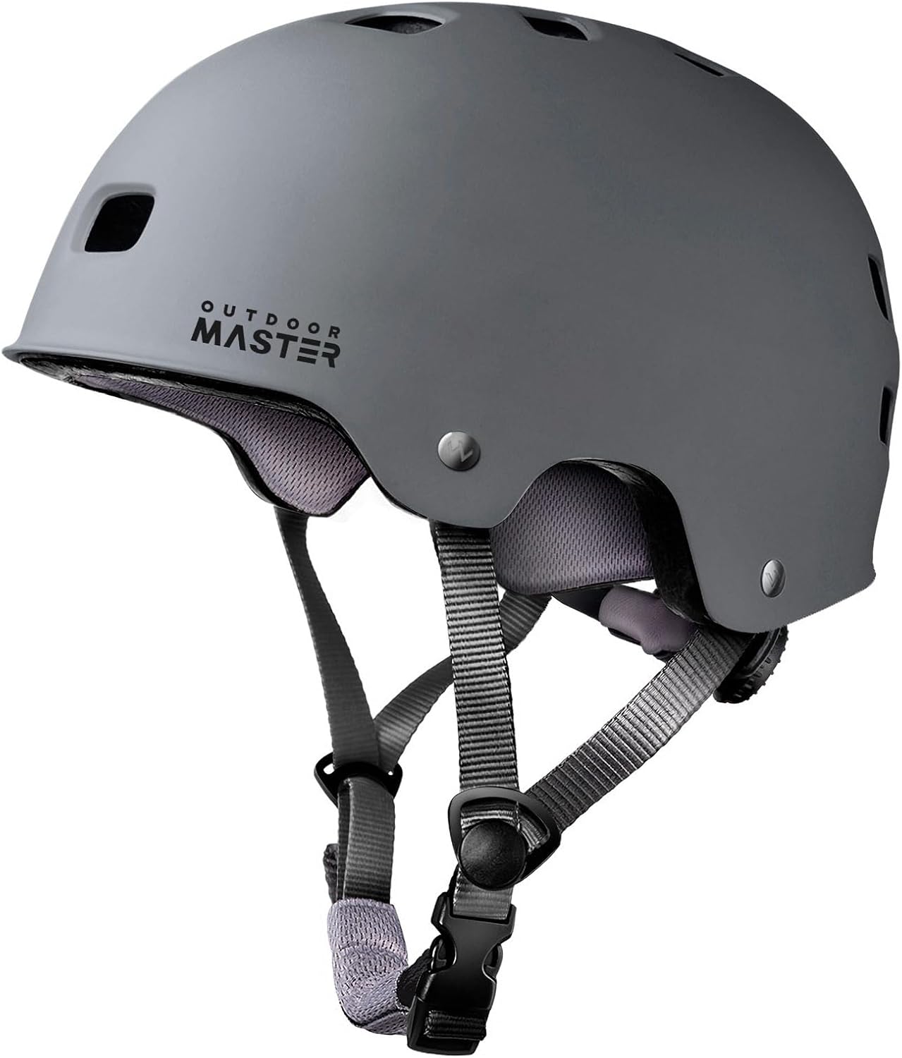 OutdoorMaster Skateboard Bike Helmet for Adult,Youth and Kids | Two Removable Liners Ventilation Certified Multi-Sport Helmet for Scooter Cycling Roller Skating Ebike