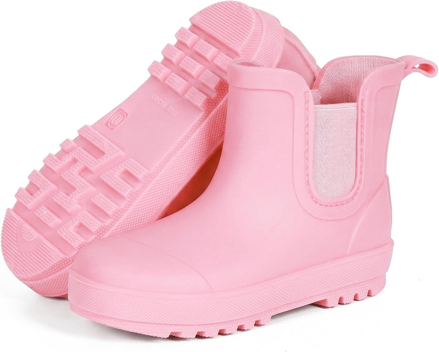 Furuian Kids Rain Boots for Girls Boys Waterproof Ankle Rubber Boots