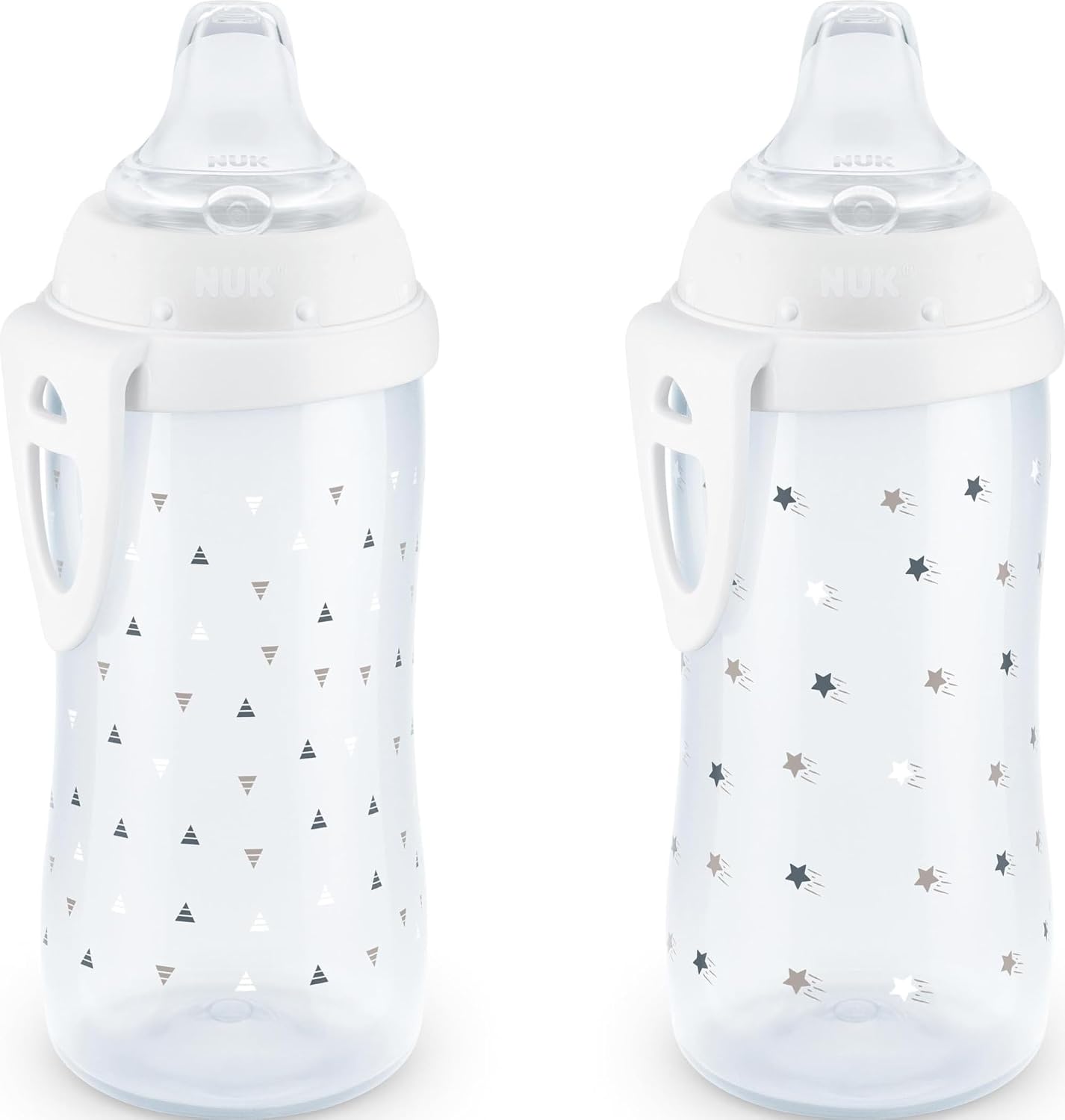 NUK Active Sippy Cup, 10 oz, 2 Pack, 12+ Months, Timeless Collection, Amazon Exclusive