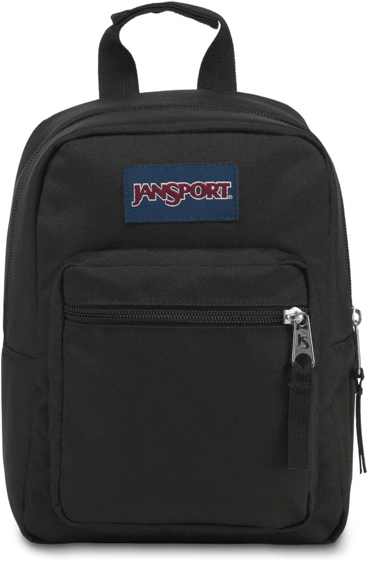 JanSport Big Break Insulated Lunch Bag – Small Soft-Sided Cooler Ideal for Class, Work, or Meal Prep, Black