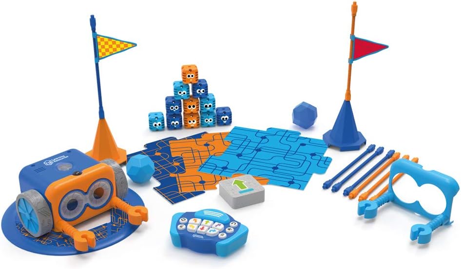 Learning Resources Botley The Coding Robot 2.0 Activity Set – 78 Pieces, Ages 5+, Coding Robot for Kids, STEM Toys for Kids, Early Programming and Coding Games for Kids | STEM Toy, Robots for Kids, Early Programming Robot Kit, Screen Free Coding for Kids 5-7, Elementary and Homeschool Essentials
