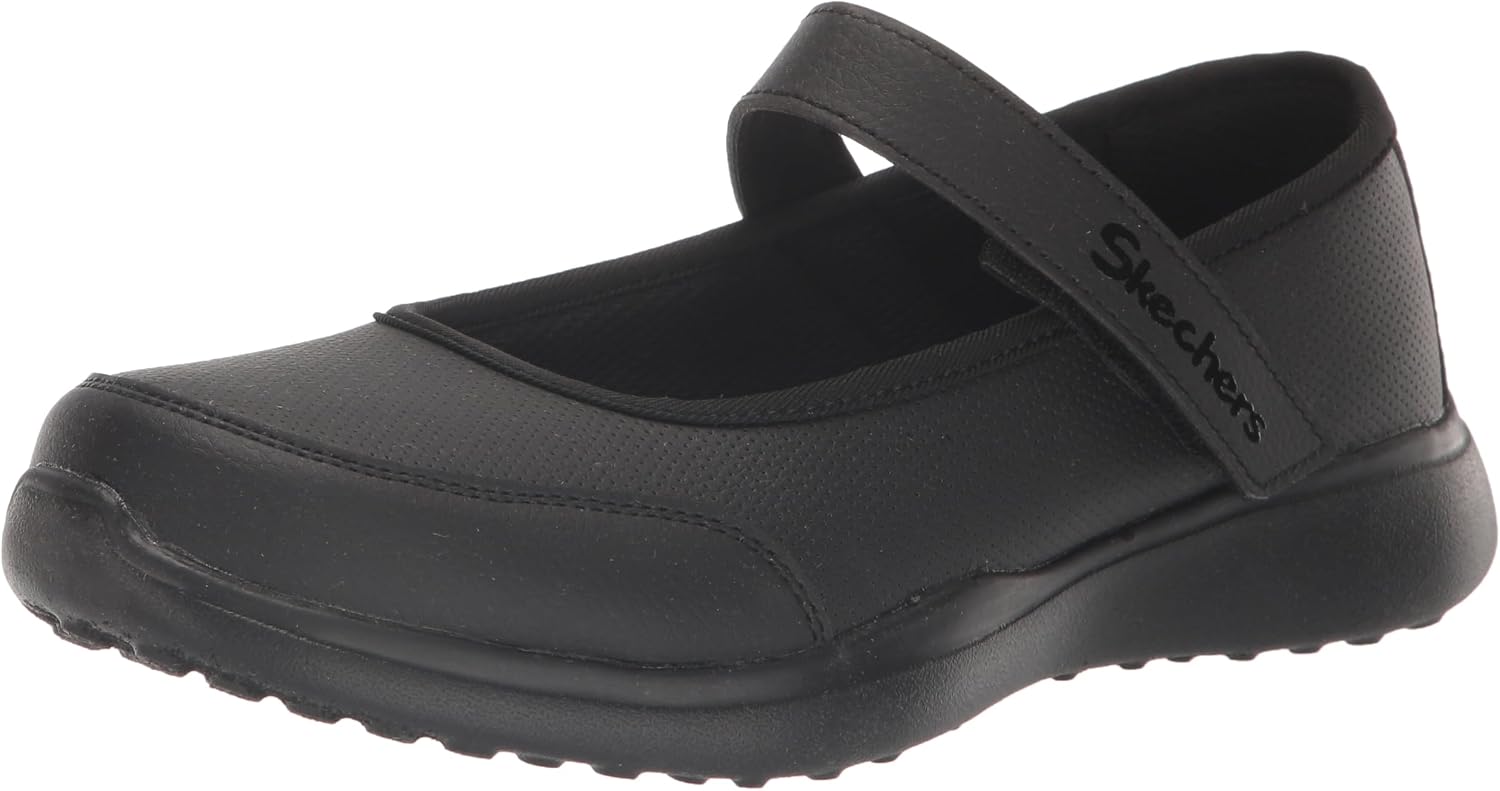 Skechers Kids Girls Microstrides-Recess Rules Sneaker | Casual, Mary Jane, Machine Washable, Cushioned Insole, Hook and Loop