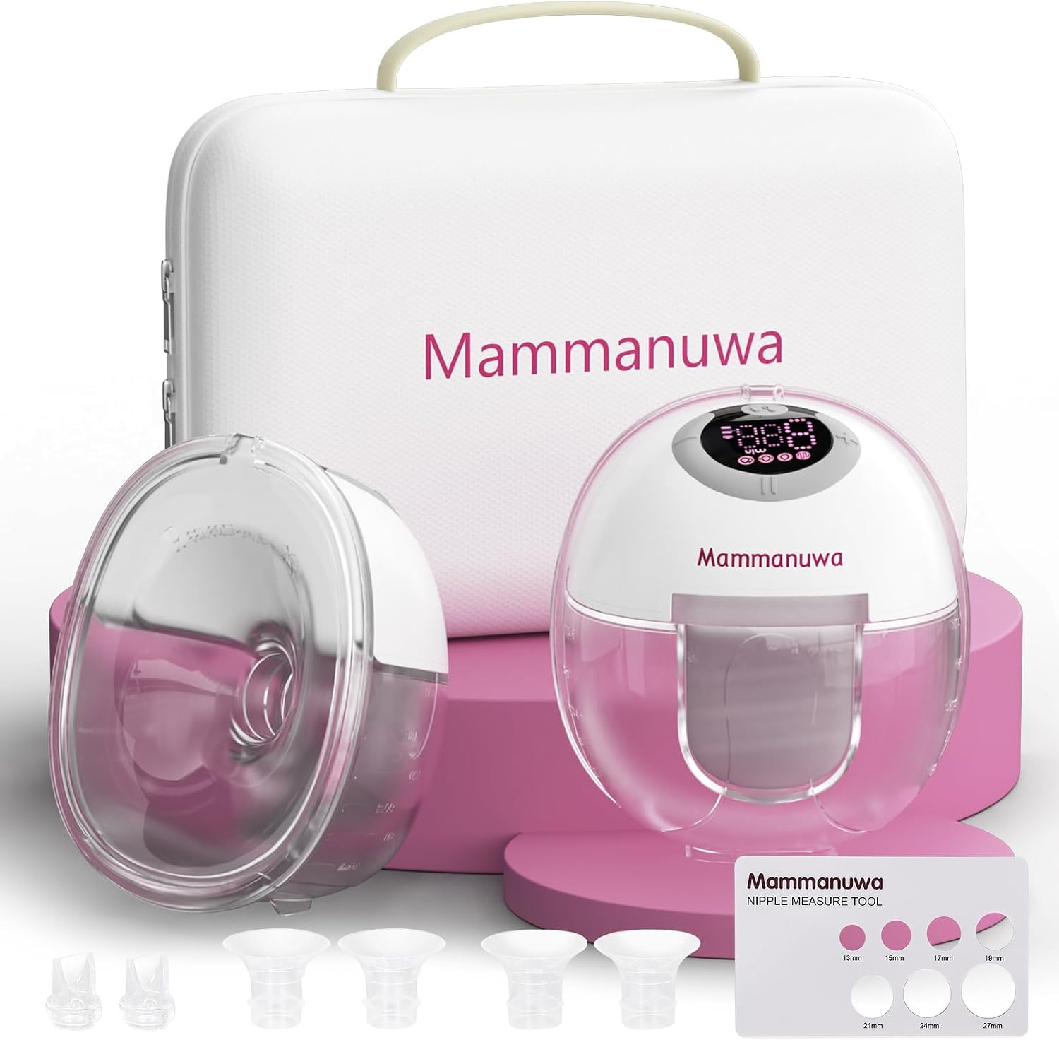 Electric Breast Pump – Lightweight, Portable, & Hands-Free with Baby Mouth Technology – BPA-Free, 4 Modes, 9 Levels – Elevate Your Breastfeeding Style with Mammanuwa S32