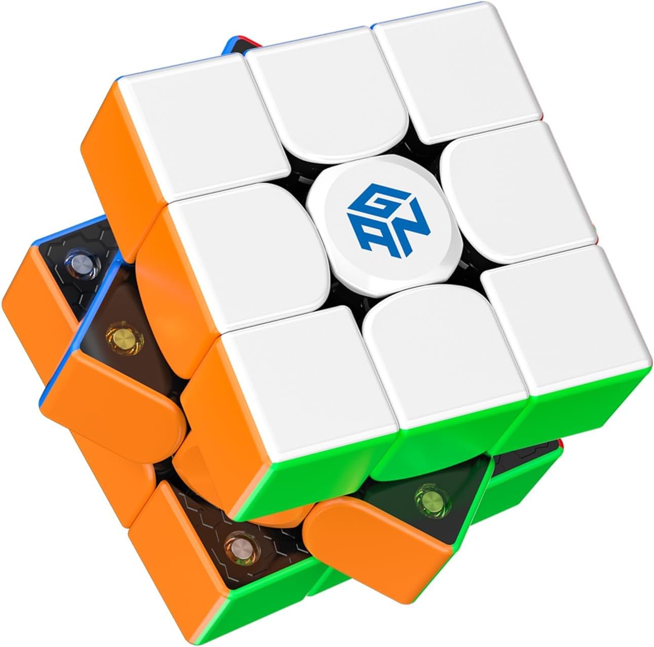 GAN 356 M, Speed Cube 3×3 Magnetic Puzzle for Kids | Smooth turning, stable control, beginner-friendly performance, spatial awareness toys for cubers adults, no extra ges