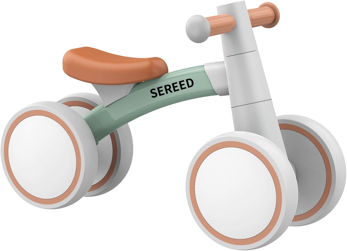 SEREED Baby Balance Bike for 1 Year Old Boy Girl, First Birthday Gift Toy | 12-24 Months Toddler Bike, First Learning Ride on Toys, 4 Silent Wheels Indoor Outdoor Baby Walker