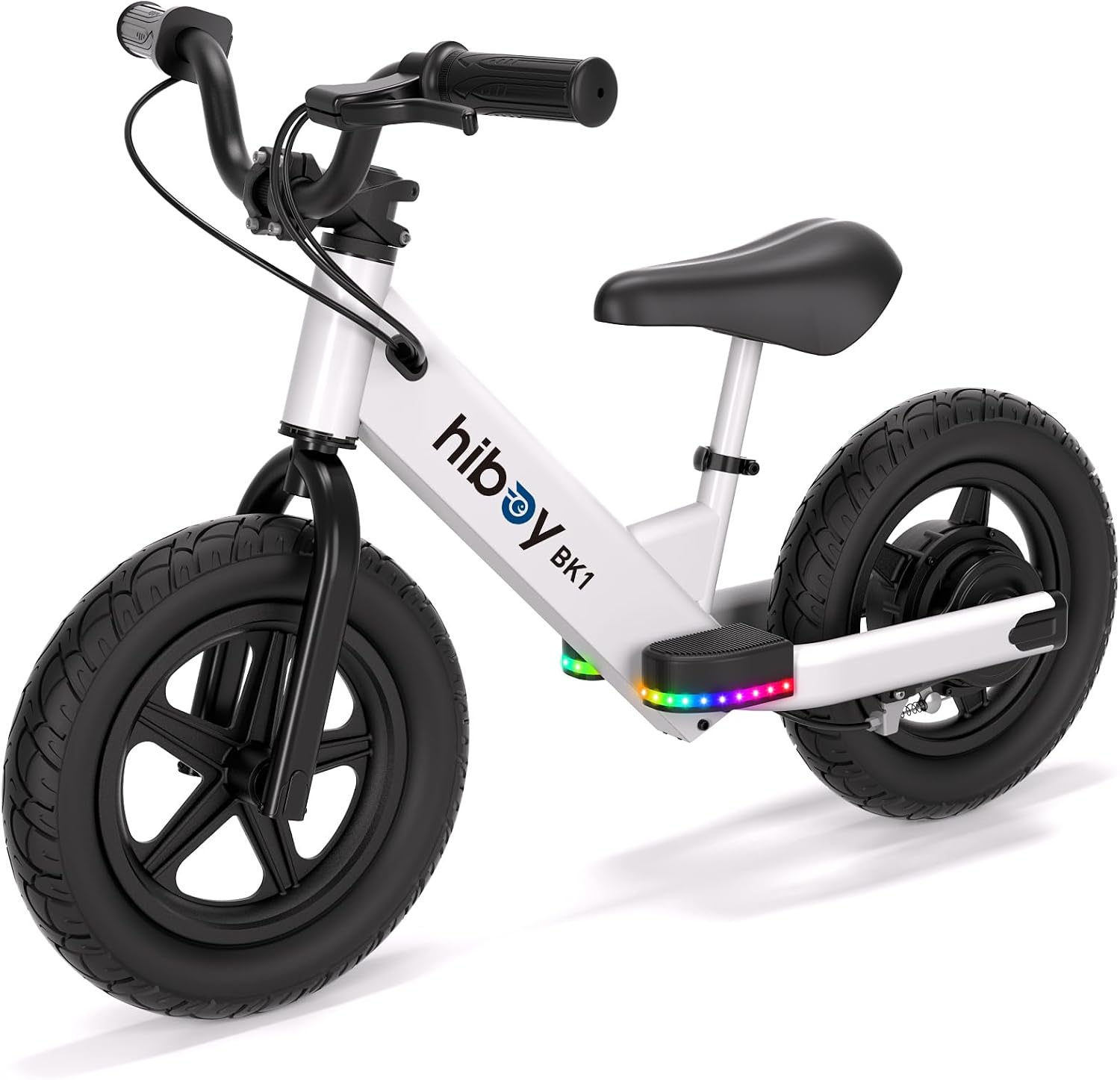 Hiboy BK1 Kids Electric Balance Bike, Ages 3-5, 12-Inch Tires, UL 2272 | Two speed modes at 5.6 and 9 MPH, adjustable seat and up to 4.9-mile range