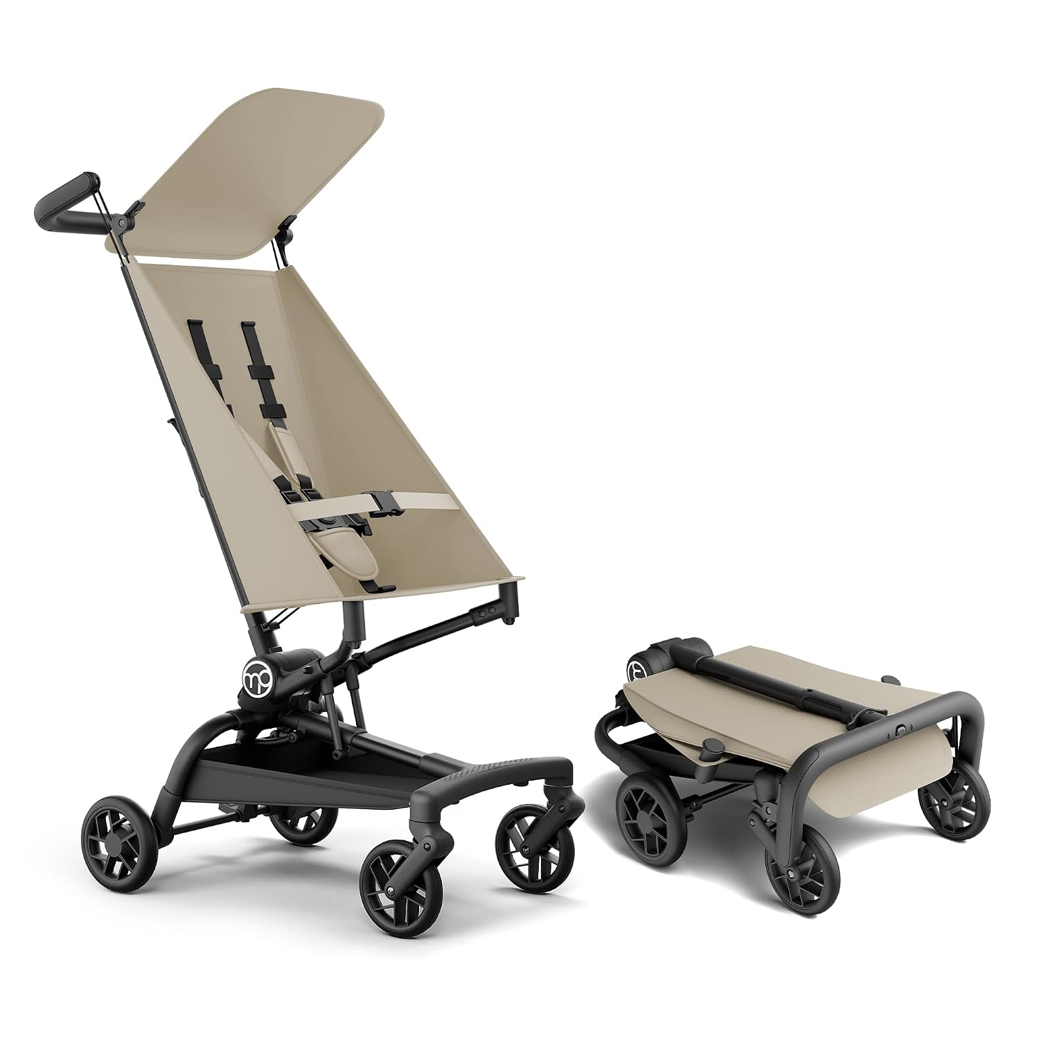 Mompush Jeto Ultra-Lightweight Travel Stroller Only 9.8lbs | compact baby & toddler stroller, one-hand fold, airplane cabin approved, all-terrain wheels, perfect for travel & daily use