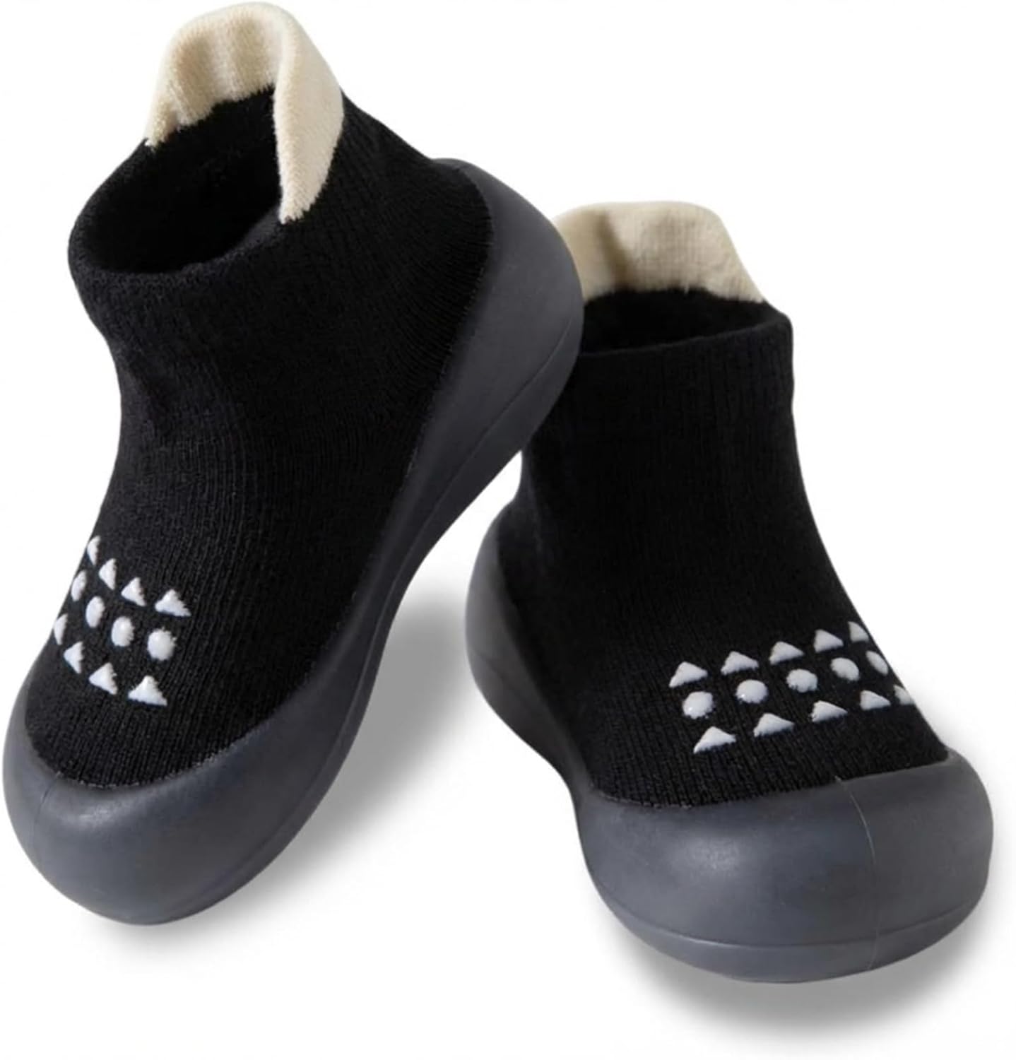 Hstyle Baby Sock Shoes Toddler Boys Walking Shoes Infant Slippers Sneakers | Non-Slip,Soft Rubber Sole,Lightweight,1st Birthday Gifts for Baby Boys Girls