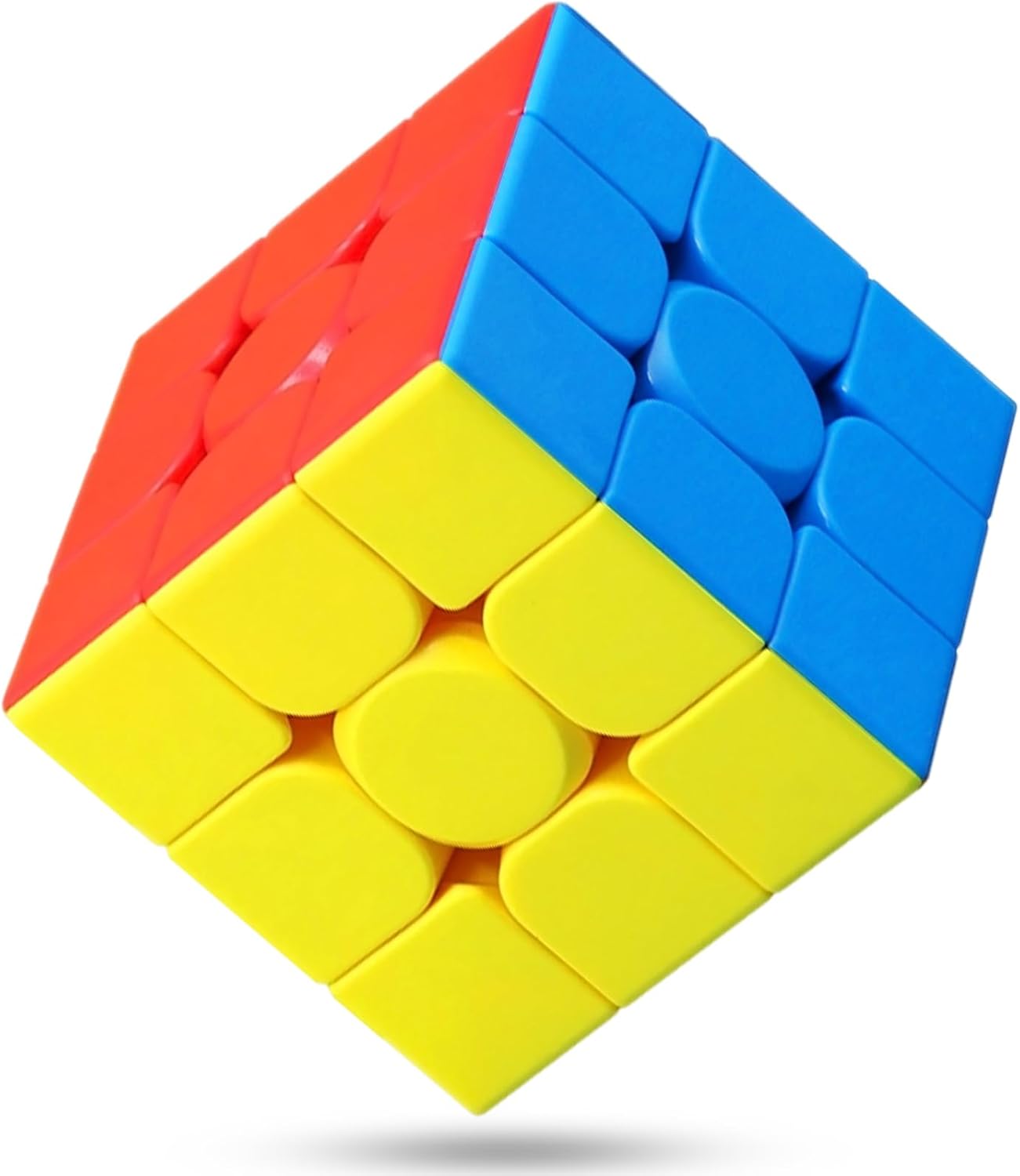 CFMOUR 3×3 Speed Cube, Stickerless Magic Cube, Moyu Meilong 3C, Puzzle Toy | Fast Turning, Durable, Brain Teaser, Sensory, Nice Cube, Fidget Toy, Kids Adult Travel Game, Turns Quicker Than Original