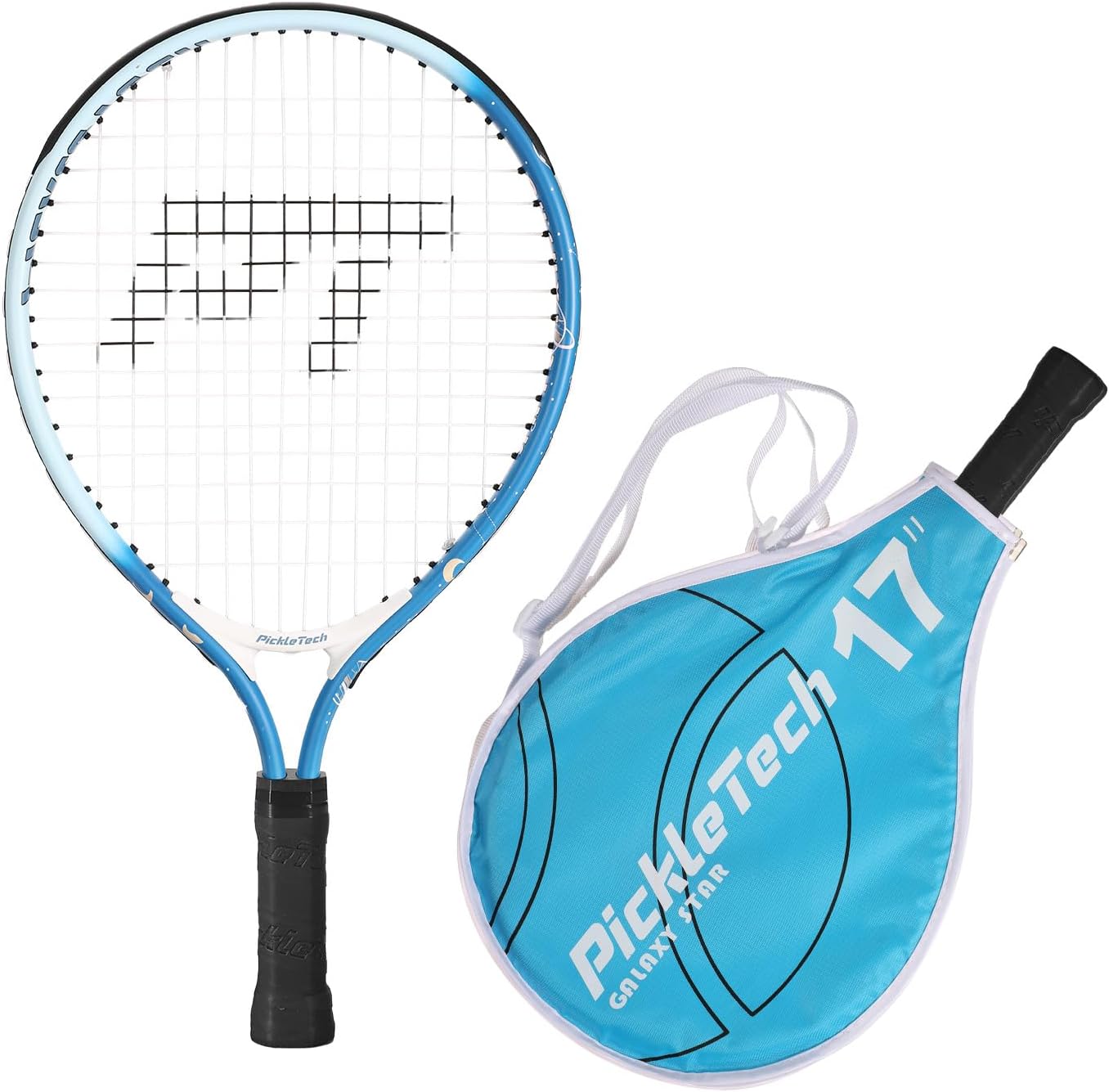PICKLETECH Kids Tennis Racket for Junior Toddlers Starter Kit 17-25″ Tennis Racquet for Girls and Boys with Carry Bag, Lightweight for Beginners