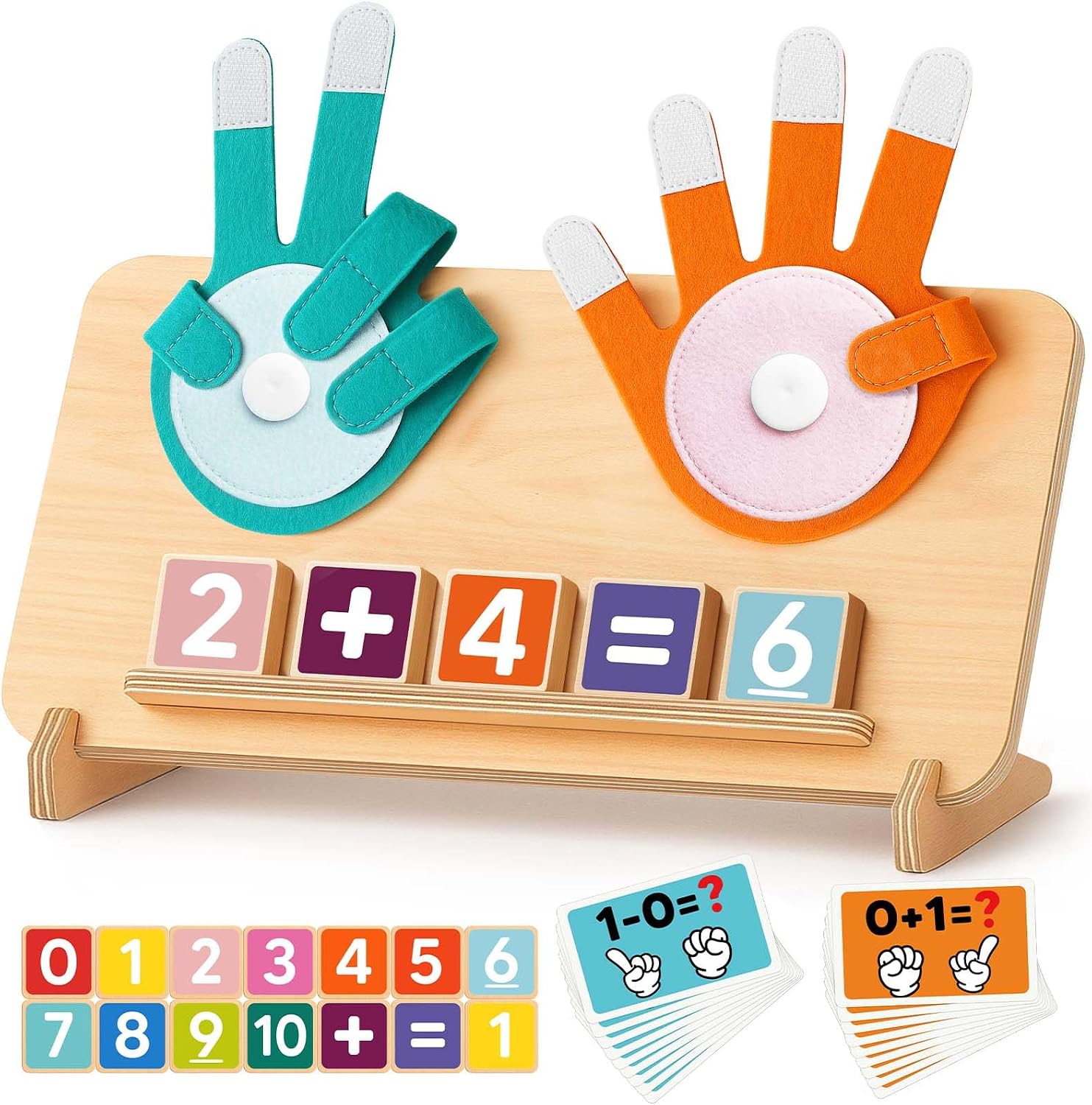 Montessori Learning Toys for 3 4 5 Year Old Gift, Number Counting Block Toy