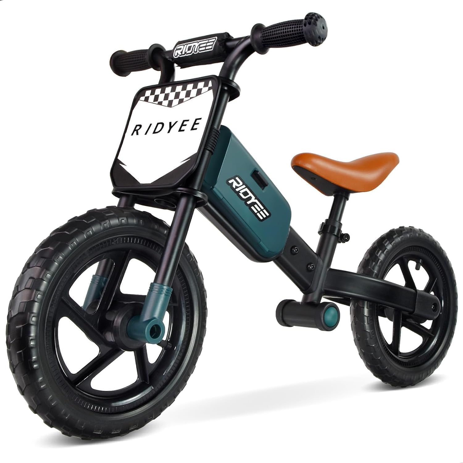 Toddler Balance Bike 2 Year Old, Kids Balance Bike Ages 2-5 | Tool-Free Adjustment, Limited Steering, Footrest, Custom Name Plate with Stickers