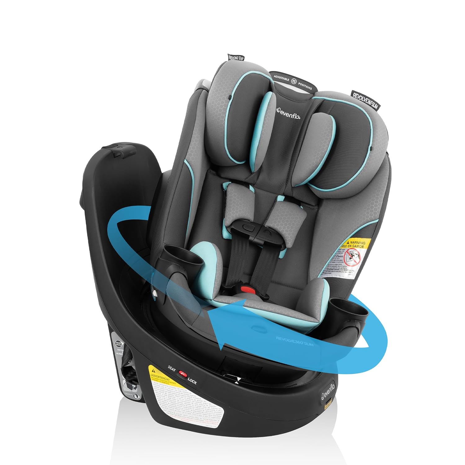 Evenflo Revolve360 Slim 2-in-1 Rotational Car Seat