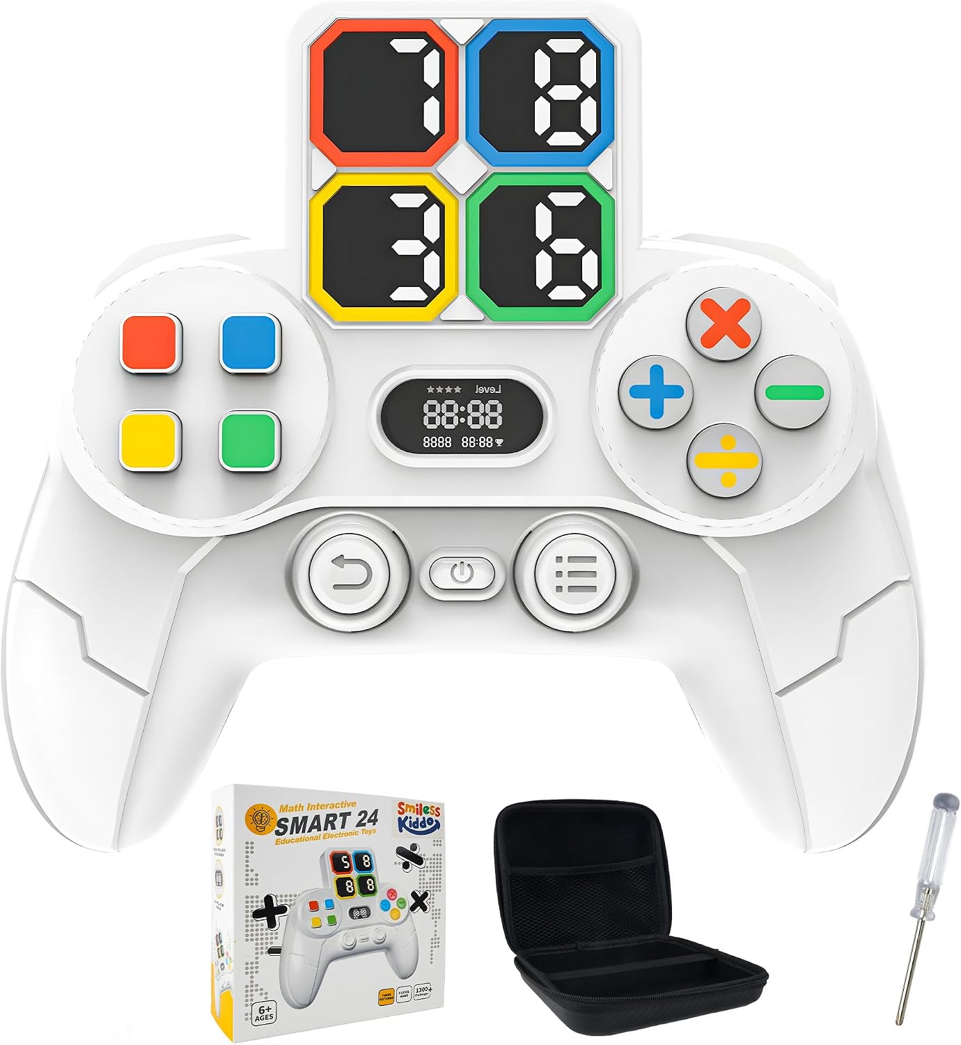 SMILESSKIDDO Math Games for Kids 6-7 8-12 Calculate Number of 24 Math Game | Portable Handheld Game, Addition, Subtraction, Multiplication and Division Learning Educational Toys Gift