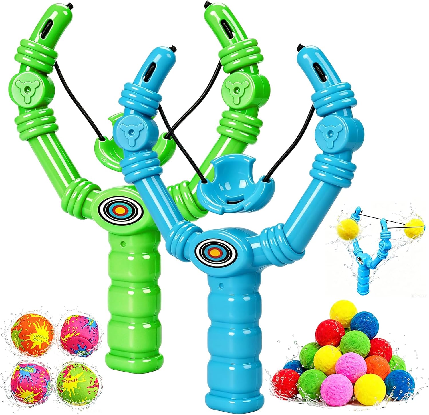 30 Pcs Reusable Water Balloons Set,Reusable Water Balls for Pool & Beach Party Activities,Summer Outdoor Water Toys, Fun Interactive Games for Boys Girls Adult