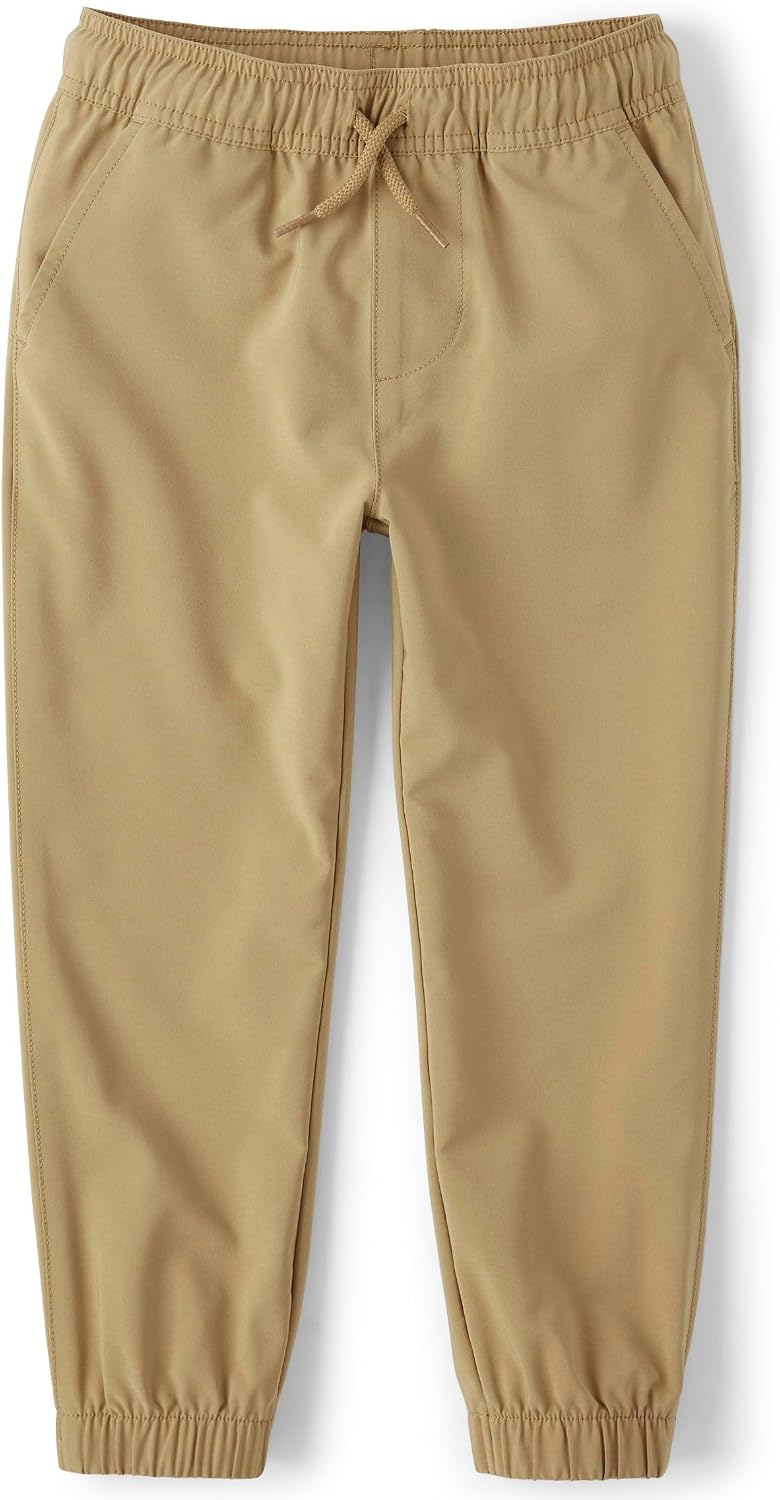 The Children’s Place Boys’ Quick Dry Pull on Jogger Pants