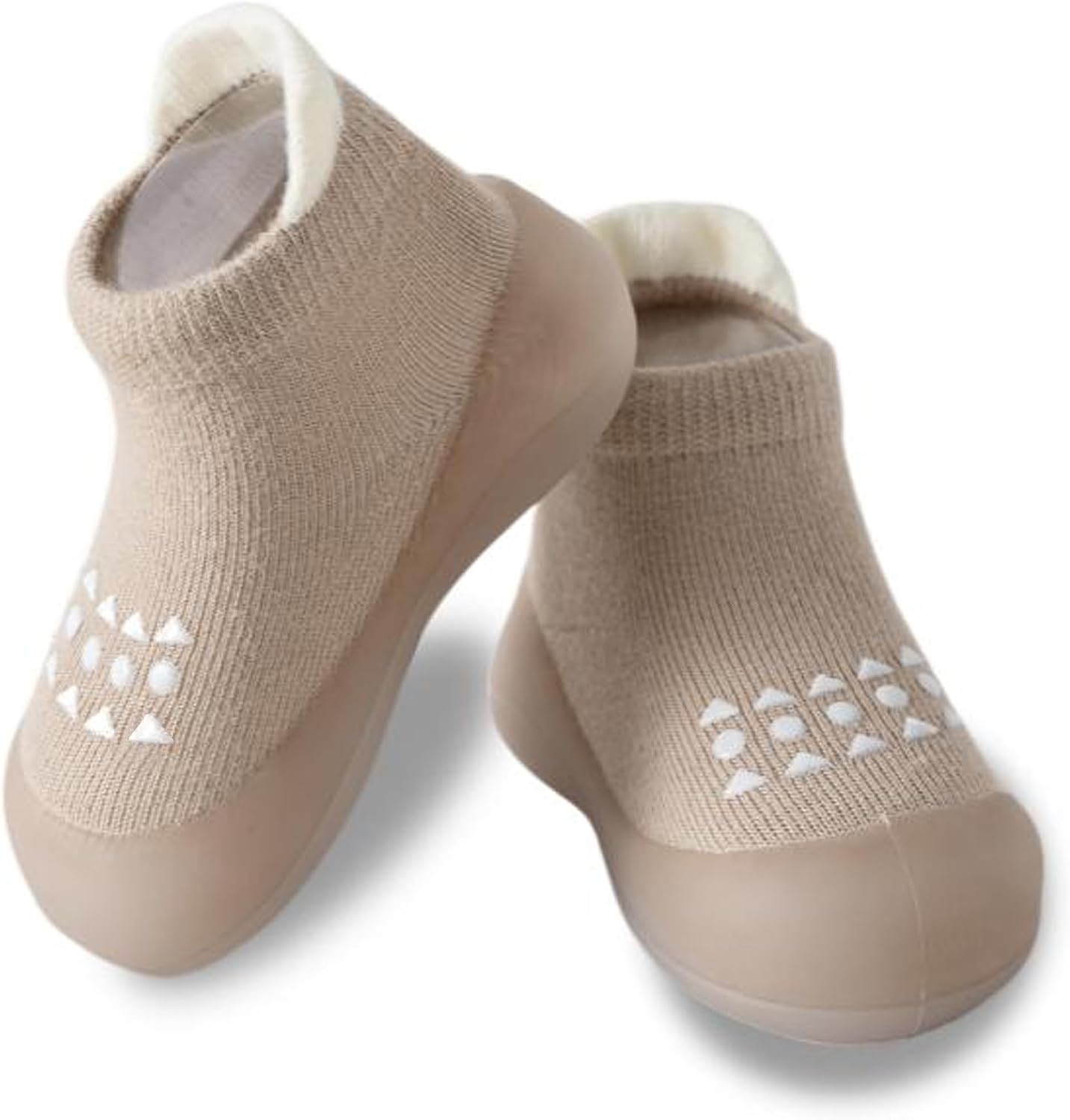 Hstyle Baby Sock Shoes Toddler Boys Walking Shoes Infant Slippers Sneakers | Non-Slip,Soft Rubber Sole,Lightweight,1st Birthday Gifts for Baby Boys Girls