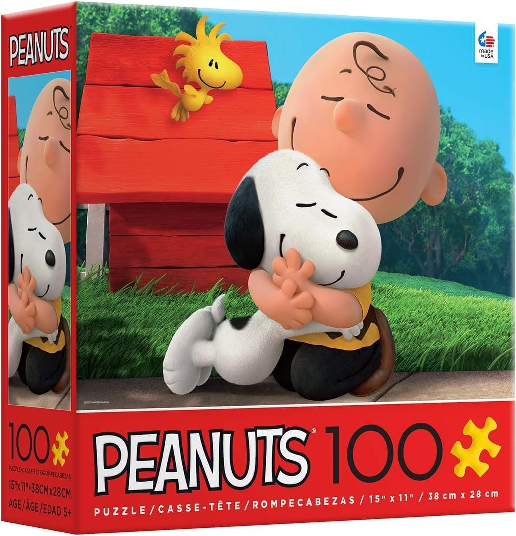 Ceaco – 100 Piece Best Friends Jigsaw Puzzle for Kids Ages 6-8 | Officially Licensed, Made in USA, Recycled Puzzle Board