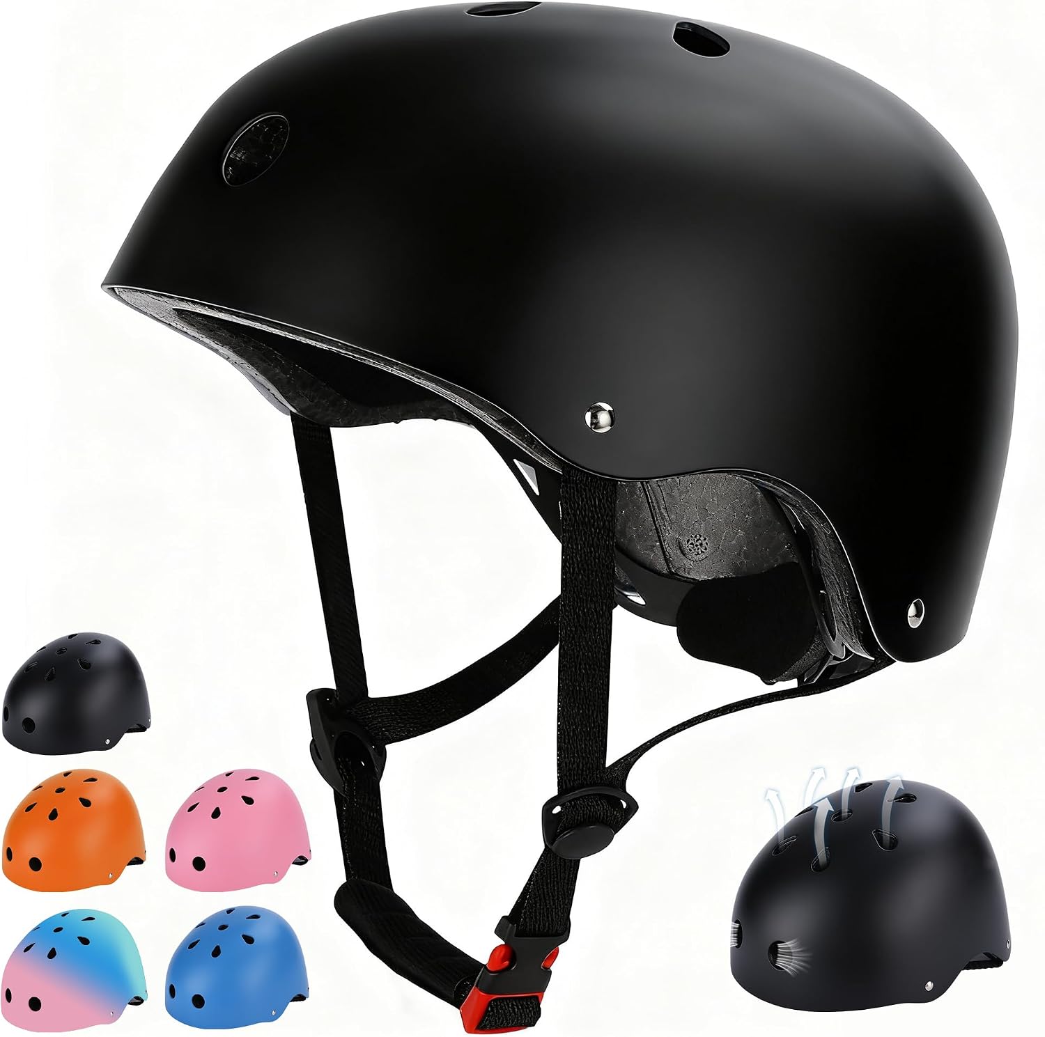 Kids Bike Helmet, Adjustable Toddler Helmet for Ages 3-5-8-14 | CPSC Certified, ABS+EPS, 11 Vents, Lightweight, Dial Fit for Boys Girls Youth, Multi-Sport Bicycle Scooter Skateboard Cycling