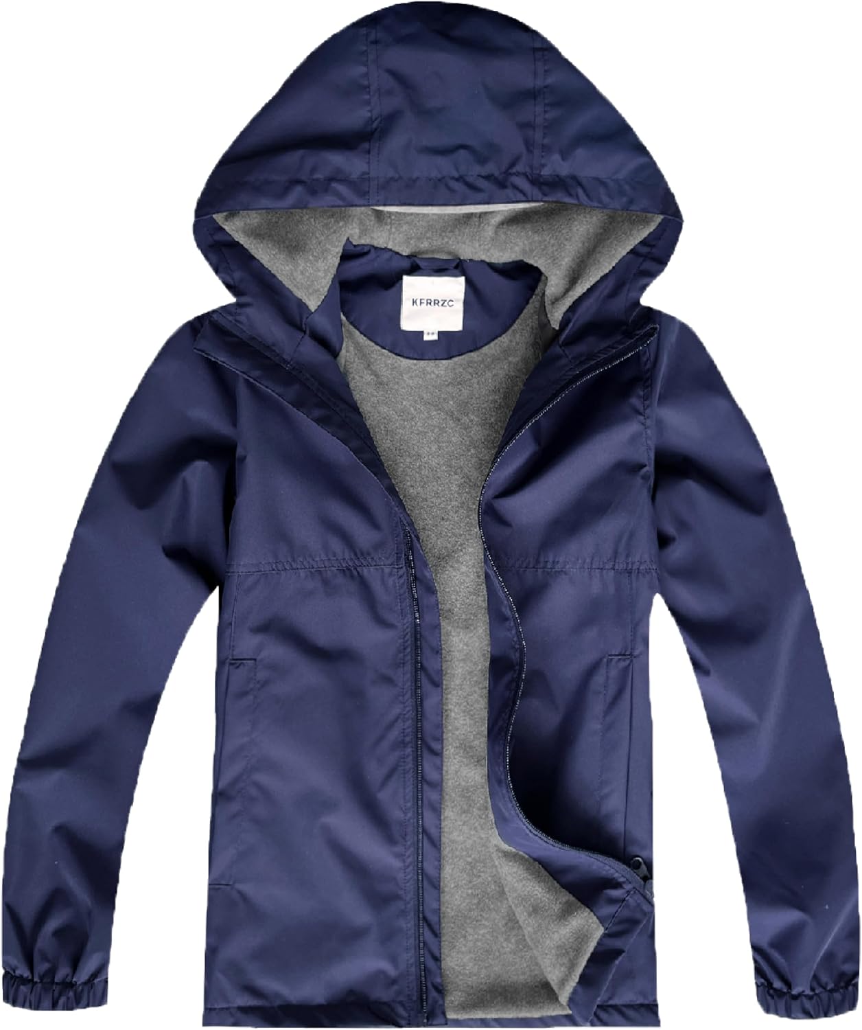 Boys Girls Waterproof Hooded Jackets Fleece Lined Rain Jackets | Lightweight,Water-resistant,Breathable Material, Soft Inner Layer,Ideal for Daily Outdoor Activities
