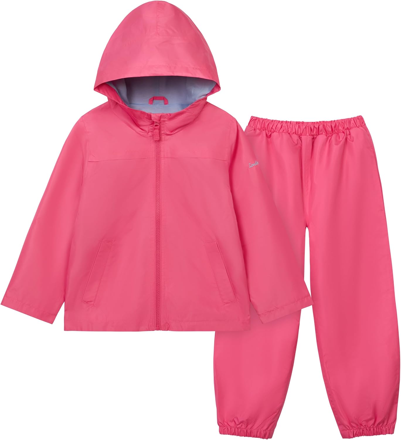 London Fog Kids’ Rain Jacket and Rain Pant Splash Suit Rain Suit