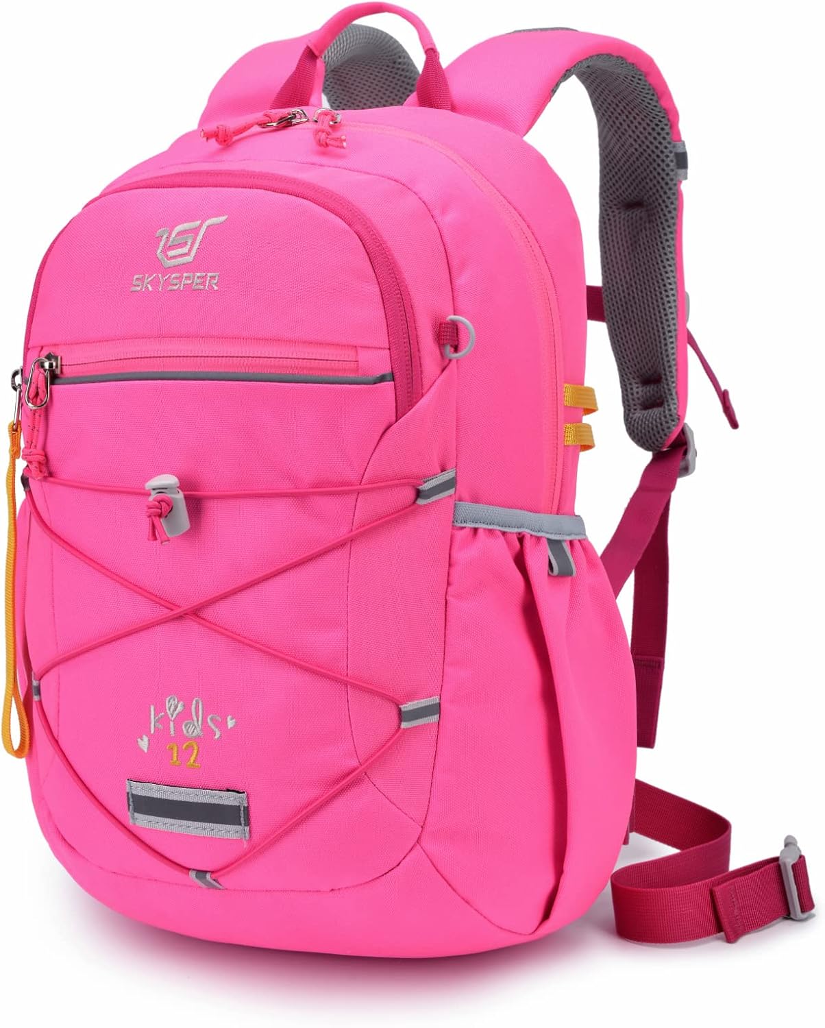 SKYSPER Kids Backpack 12L/18L Kids Travel Backpack Boy Girl for Ages 4-10 | Kids Hiking Backpack with Chest Strap and Waist Belt for Traveling Day Trips Outdoor