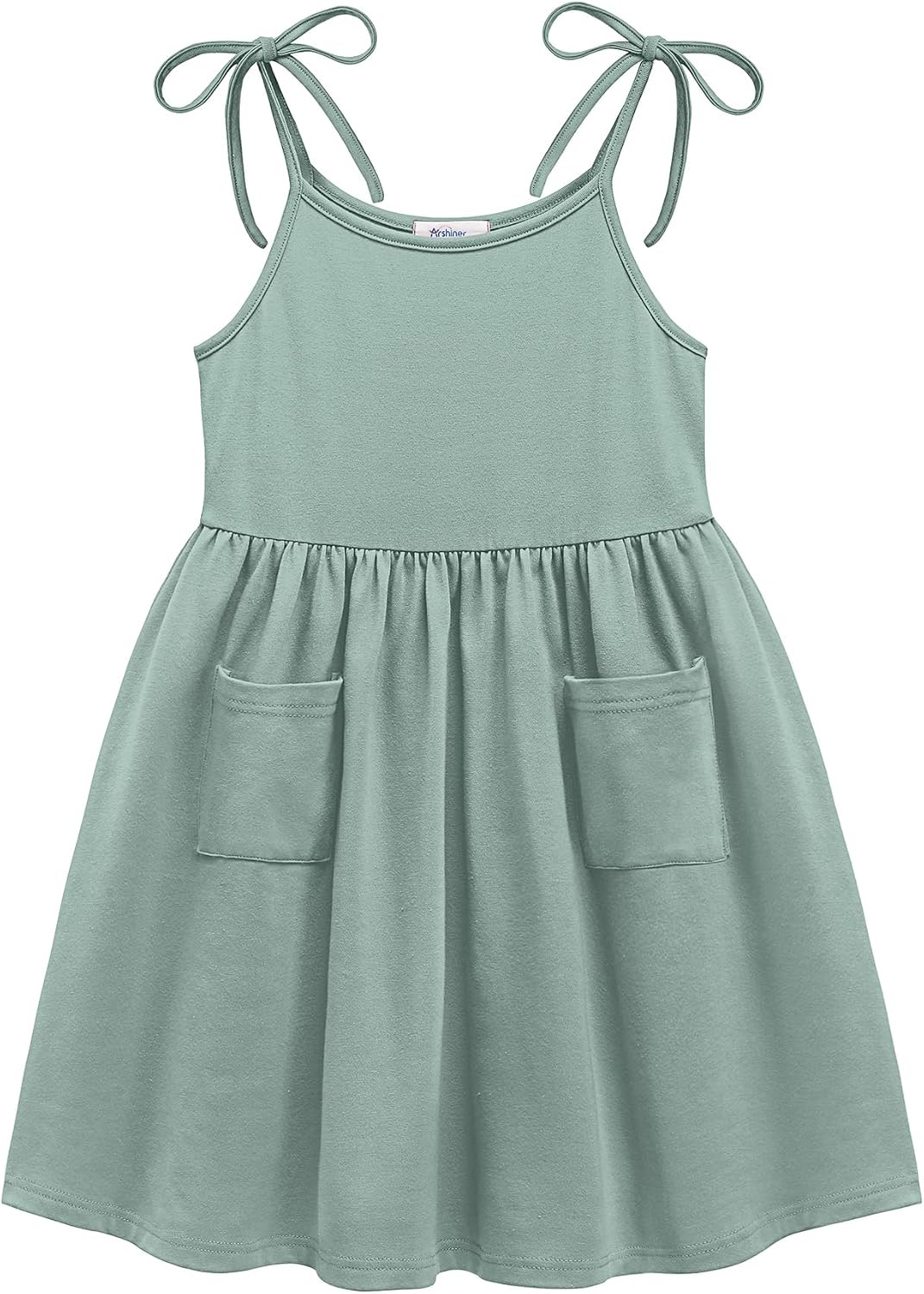 Arshiner Toddler Summer Dress Little Girls Sleeveless Sundress Dresses | Casual, Bowknot, Beach, Party, with Pocket